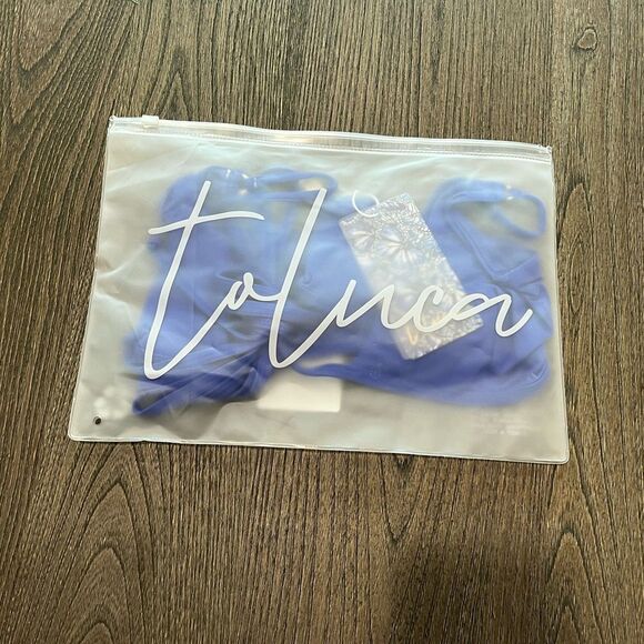 NWT Toluca Amina Bikini Top Waist Wrap Triangle Hydra Size XS/S - Picture 2 of 6